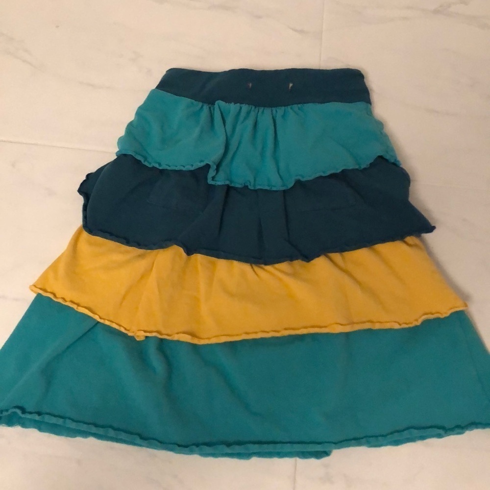 Fig organic kids layered skirt.